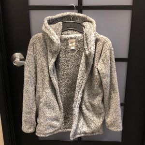 Billabong fuzzy hooded sweater